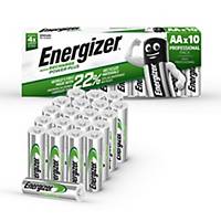 Pack de de 10 piles rechargeables Energizer AA/HR6 2000 mah