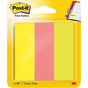 Marque pages flèches 11,9x43,1mm 3M Post-it