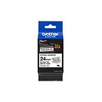 Ruban d’étiqueteuse Brother Pro Tape TZE-S251, 24mmx8 m, noir/blanc