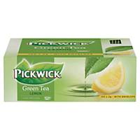 Thé vert Pickwick au citron, la boîte de 100 sachets de thé