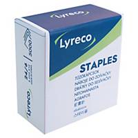 LYRECO STAPLES 24/6 - BOX OF 5,000