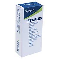 Lyreco staples, No. 10, 4 mm, package of 5000 pcs