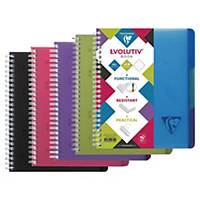 College block Clairefontaine Evolutiv Book A5+, 5 mm squared, 90 sheets