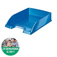 LEITZ WOW LETTER TRAY BLUE
