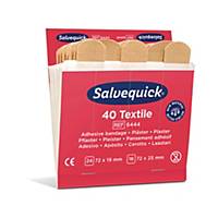 Plaster Salvequick tekstil 6444, pakke a 6 sæt