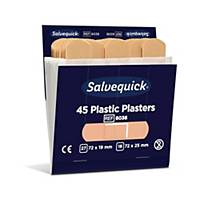 Salvequick 6036 muovilaastari täyttöpakkaus, 1 kpl=6x45 laastaria
