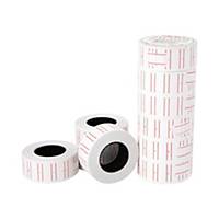 NANMEE NM-500 PRICING LABELS - 500 LABELS/ROLL - PACK OF 10 ROLLS