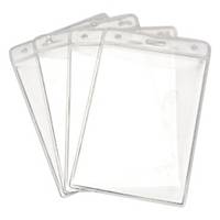 BADGE Portrait Exhibition Style 106mm X 163mm Clear - Pack of 5