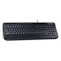 Microsoft 600 Wired Keyboard QWERTY Black