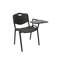 MERLO 6468 STACKING CHAIR PP BLK/TABLE