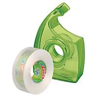 Tesa® Easy Cut houder voor tape, gerecycled plastic, plus 1 rol onzichtbare tape