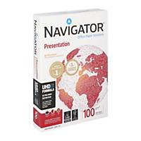 Navigator Presentation white A4 paper, 100 gsm, 169 CIE, per ream of 500 sheets