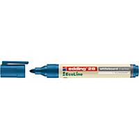 Edding® Ecoline 28 whiteboard marker, ronde punt, blauw, per stuk