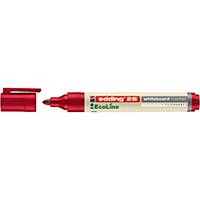 Edding® Ecoline 28 whiteboard marker, ronde punt, rood, per stuk