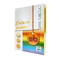 SB COLOURED COPY PAPER A4 80G STRONG YELL0W - REAM OF 500 SHEETS