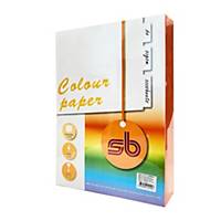 SB COLOURED COPY PAPER A4 80G STRONG ORANGE - REAM OF 500 SHEETS
