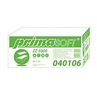 Primasoft 040116 Papierhandtücher mit ZZ-Falz, grün, 20 x 250 Tücher