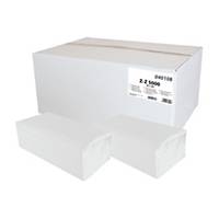 Skladané papierové utierky ZZ Primasoft 040108, biele, 1 vrstva, 20 x 250 ks