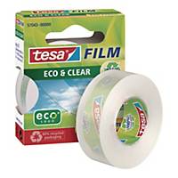 Taśma klejąca TESA Film Eco&Clear, przezroczysta, 19 mm x 33 m
