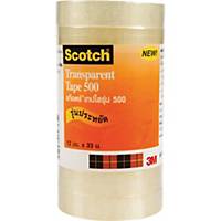 SCOTCH 500 CLEAR TAPE 1/2   X 36 YARDS 1   CORE - PACK OF 9