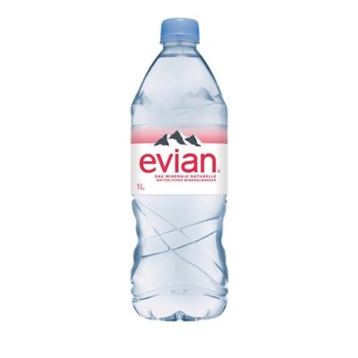 Evian Mineralwasserflasche 1l Packung A 6 Flaschen