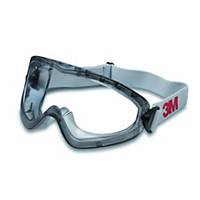 3M 2890S SAFETY GOGGLES NO VENTED POLYCARBONATE CLEAR