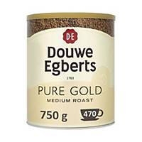 Douwe Egberts Pure Gold Instant Coffee - Tin of 1 x 750g