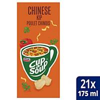 Potage de poulet à la chinoise Cup-a-Soup, la boîte de 21 sachets