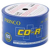 PRINCO แผ่น CD-R 80 นาที 700 MB 2X-56x บรรจุ 10 แผ่น