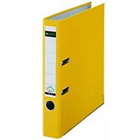 Leitz 180° Polypropylene A4 , 52mm Spine, Lever Arch File Yellow