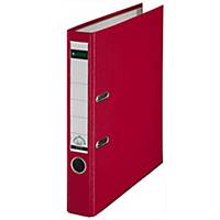 Leitz 180° Polypropylene A4 , 52mm Spine, Lever Arch File Red