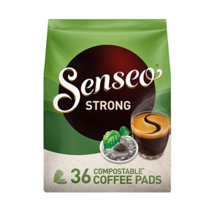 Varken Wonderbaarlijk reinigen Senseo koffiepads, strong, 7 g, pak van 36 pads