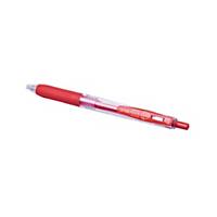 Zebra Sarasa Clip Retractable gel Ink Rollerball Red Pen 0.7mm