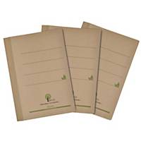 Bantex Eco Paper F4 File - Pack of 10 Natural