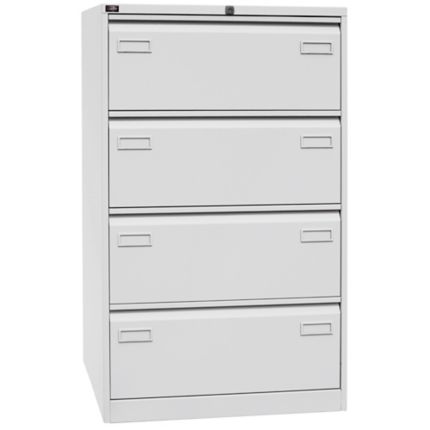 Bisley 4 Drawer Filing Cabinet 2 Way Gry