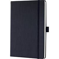 Sigel Conceptum notebook, A5, hardcover, 5 mm squares, 96 pages, black