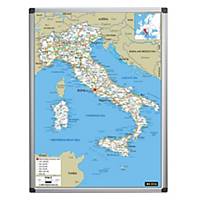 Cartina Italia magnetica con fondo scrivibile e mappa stradale 90 x 120 cm