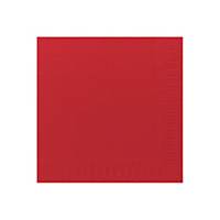 Duni lautasliina 24 x 24cm punainen, 1 kpl=300 liinaa