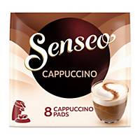 Dosettes Senseo® Cappuccino, 7 g, le paquet de 8 dosettes