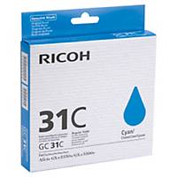 Cartouche d encre gel Ricoh GC31C - cyan