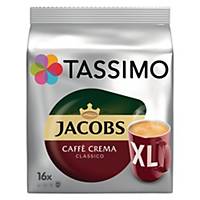 BX16TASSIMO COFFEE CAPS CAFFE CREMA XL