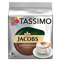 Tassimo T-Disc Cappuccino Classico, 8 x 2 Stück