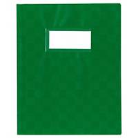 Notebook cover with label holder A5 green