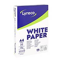 Lyreco wit papier FSC A4 80g - 1 doos = 5 pakken van 500 vellen