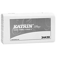 Katrin Plus käsipaperi C-taitto 344388, 1 kpl=24 pakettia