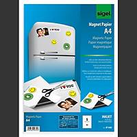 Magnet-Papier, Sigel IP 440, A4, weiss, Packungen à 5 Stück