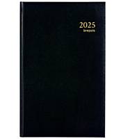 Agenda journalier Brepols carré - 2025 - 13 x 20,8 cm - noir