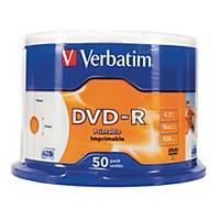Verbatim DVD-R 4.7Gb Printable - Box of 5 discs