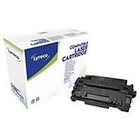 Toner Lyreco compatible avec HP CE255A, 6000 pages, noir