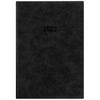 Buchkalender 2024 Zettler 836, 1 Tag / 1 Seite, 15 x 21 cm, A5, anthrazit